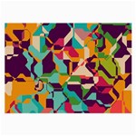 Retro chaos                                                                       Large Glasses Cloth Front