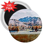 Trentino Alto Adige, Italy. 3  Magnets (100 pack) Front