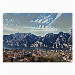 Lake In Italy Large Glasses Cloth (2 Sides)