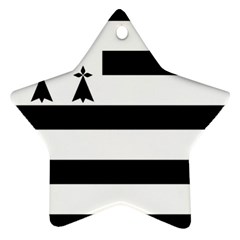 Brittany Flag Star Ornament (two Sides) by tony4urban