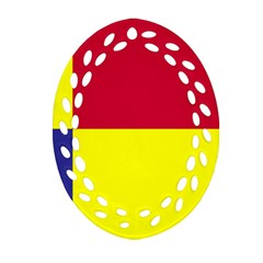 Kosicky Flag Ornament (oval Filigree) by tony4urban