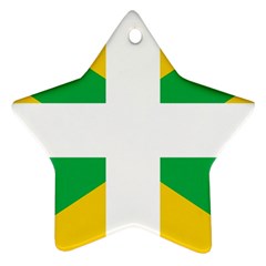 Halaka Flag Star Ornament (two Sides) by tony4urban