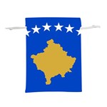 Kosovo Lightweight Drawstring Pouch (L) Front