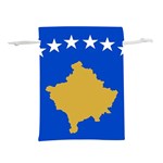 Kosovo Lightweight Drawstring Pouch (L) Back