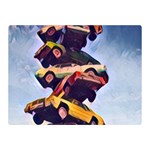 Berwyn Car Kebob Premium Plush Fleece Blanket (Mini) 35 x27  Blanket Back