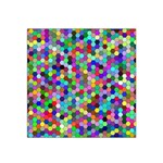 Background Color Satin Bandana Scarf 22  x 22  Front