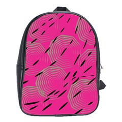 Background Pattern Texture Design School Bag (xl) by Ravend