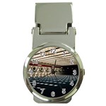 Dark tunnels within a tunnel Money Clip Watches Front