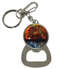 Space Nature Fantasy Trees Bottle Opener Key Chain by Ravend