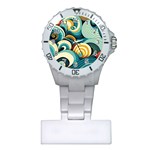 Waves Plastic Nurses Watch Front