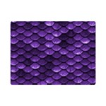 Purple Scales! One Side Premium Plush Fleece Blanket (Mini) 35 x27  Blanket Front