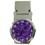Purple Scales! Money Clip Watches Front