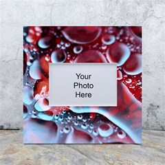Abstract Art Texture Bubbles White Box Photo Frame 4  X 6 
