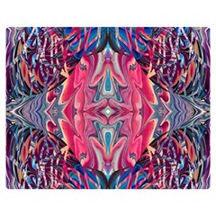 Abstract Arabesque One Side Premium Plush Fleece Blanket (medium)