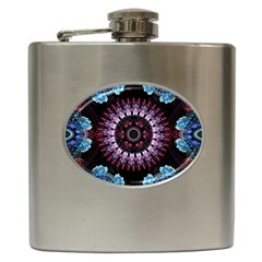Digitalart Kaleidoscope Hip Flask (6 Oz) by Sparkle