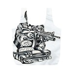 Scarface Movie Traditional Tattoo Full Print Recycle Bag (M) Front