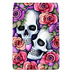 Floral Skeletons Removable Flap Cover (l) by GardenOfOphir