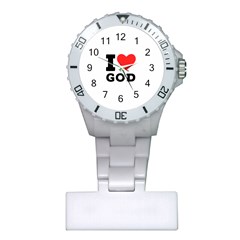 I Love God Plastic Nurses Watch by ilovewhateva