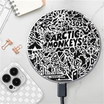Arctic Monkeys Digital Wallpaper Pattern No People Creativity Wireless Fast Charger(White) Front