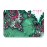 Fractal Spiral Template Abstract Background Design Small Doormat 24 x16  Door Mat