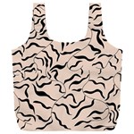 Leaves Plants Poster Drawing Full Print Recycle Bag (XXXL) Back