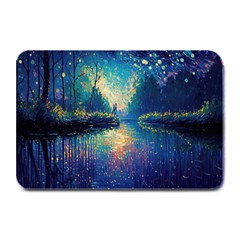 Oil Painting Night Scenery Fantasy Plate Mats