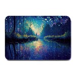 Oil Painting Night Scenery Fantasy Plate Mats 18 x12  Plate Mat