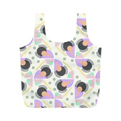 Pattern Pastel Drawing Art Full Print Recycle Bag (m)