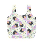 Pattern Pastel Drawing Art Full Print Recycle Bag (M) Front