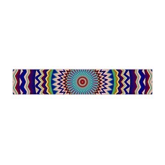 Kaleidoscope Geometric Circles Premium Plush Fleece Scarf (mini)