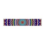 Kaleidoscope Geometric Circles Premium Plush Fleece Scarf (Mini) Front