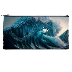Tsunami Waves Ocean Sea Water Rough Seas 3 Pencil Case