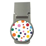 Polka Dot Money Clips (Round)  Front