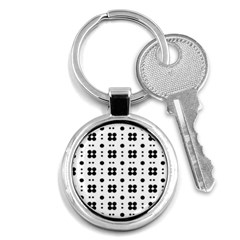 Polka Dot  Svg Key Chain (round)