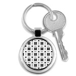 Polka Dot  Svg Key Chain (Round) Front