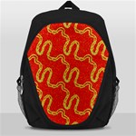 Background Ornamental Pattern Abstract Seamless Backpack Bag Front