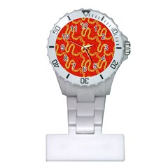 Background Ornamental Pattern Abstract Seamless Plastic Nurses Watch