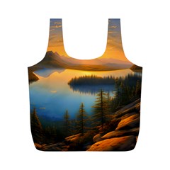 Distant Sunset Full Print Recycle Bag (m)
