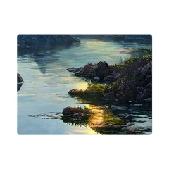 Incredible Sunset One Side Premium Plush Fleece Blanket (mini)