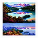 Solemn Soft Pastel Sunset Medium Glasses Cloth Front