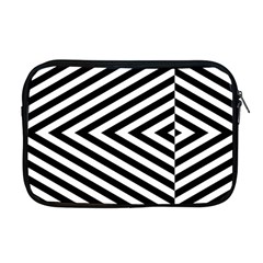 Abstract Lines Pattern Art Design Background Apple Macbook Pro 17  Zipper Case