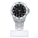 E=mc2 Text Science Albert Einstein Formula Mathematics Physics Plastic Nurses Watch Front