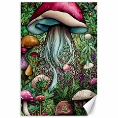 Craft Mushroom Canvas 24  X 36  by GardenOfOphir