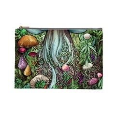 Craft Mushroom Cosmetic Bag (large) by GardenOfOphir
