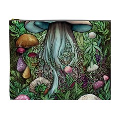 Craft Mushroom Cosmetic Bag (xl) by GardenOfOphir