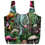 Craft Mushroom Full Print Recycle Bag (XL) Front