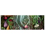 Craft Mushroom Banner and Sign 9  x 3  Front