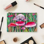 Forest Mushrooms Cosmetic Bag (Medium) Front