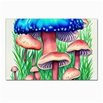 Light And Airy Mushroom Witch Artwork Postcards 5  x 7  (Pkg of 10) Front