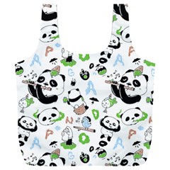 Giant Panda Bear Pattern Full Print Recycle Bag (xxl)